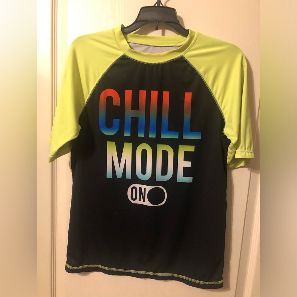 Wonder Nation Neon Yellow and Black Tee